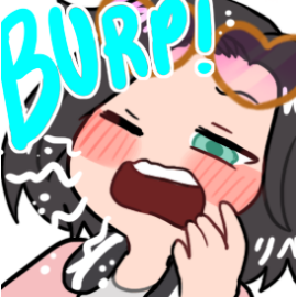 Nicole burping